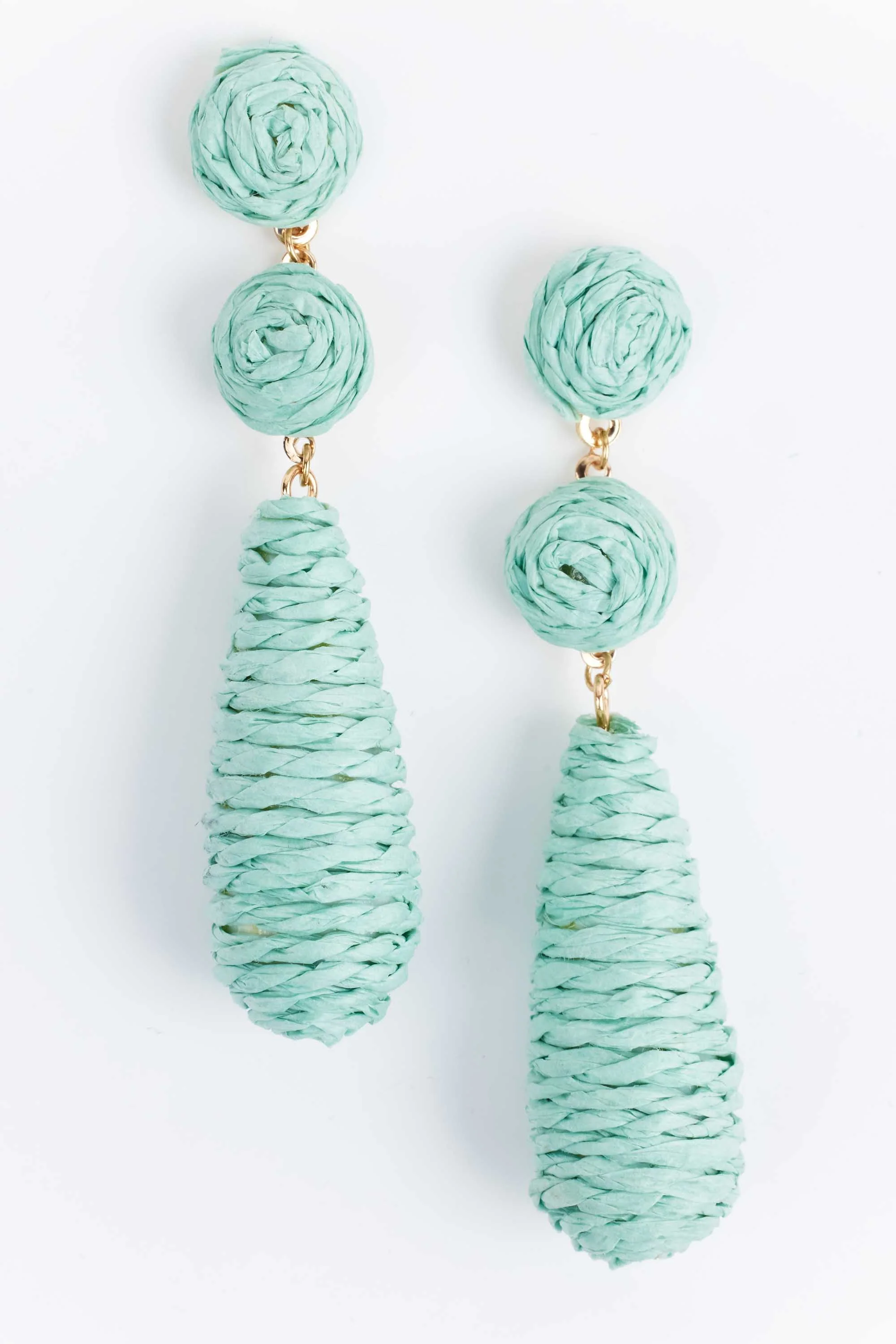 Janice Earrings- Seafoam