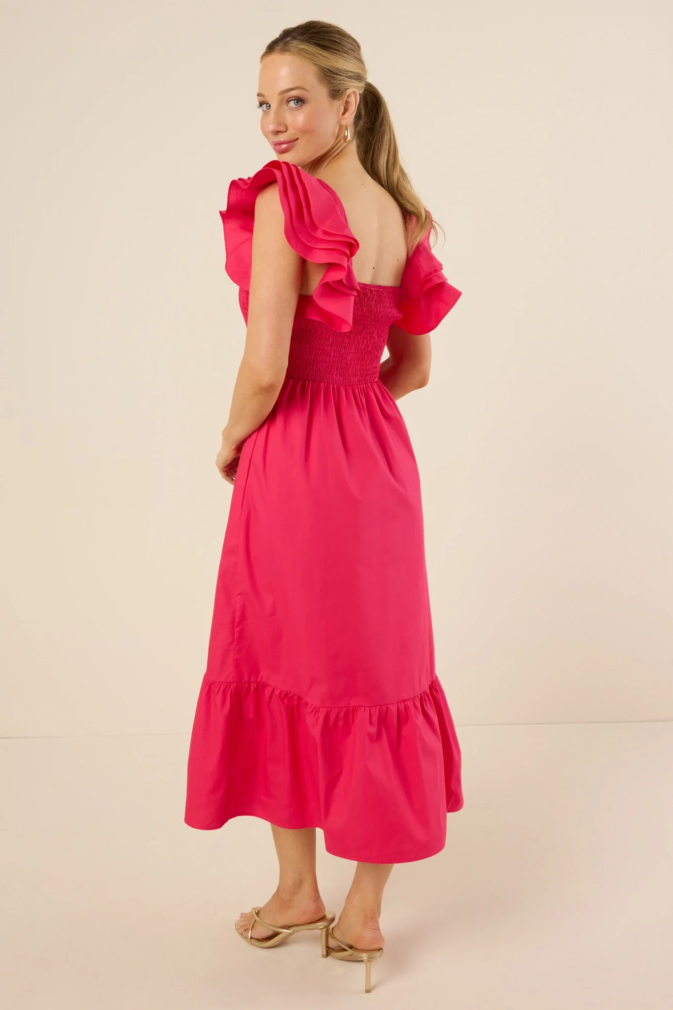 Camden Dress- Fuchsia