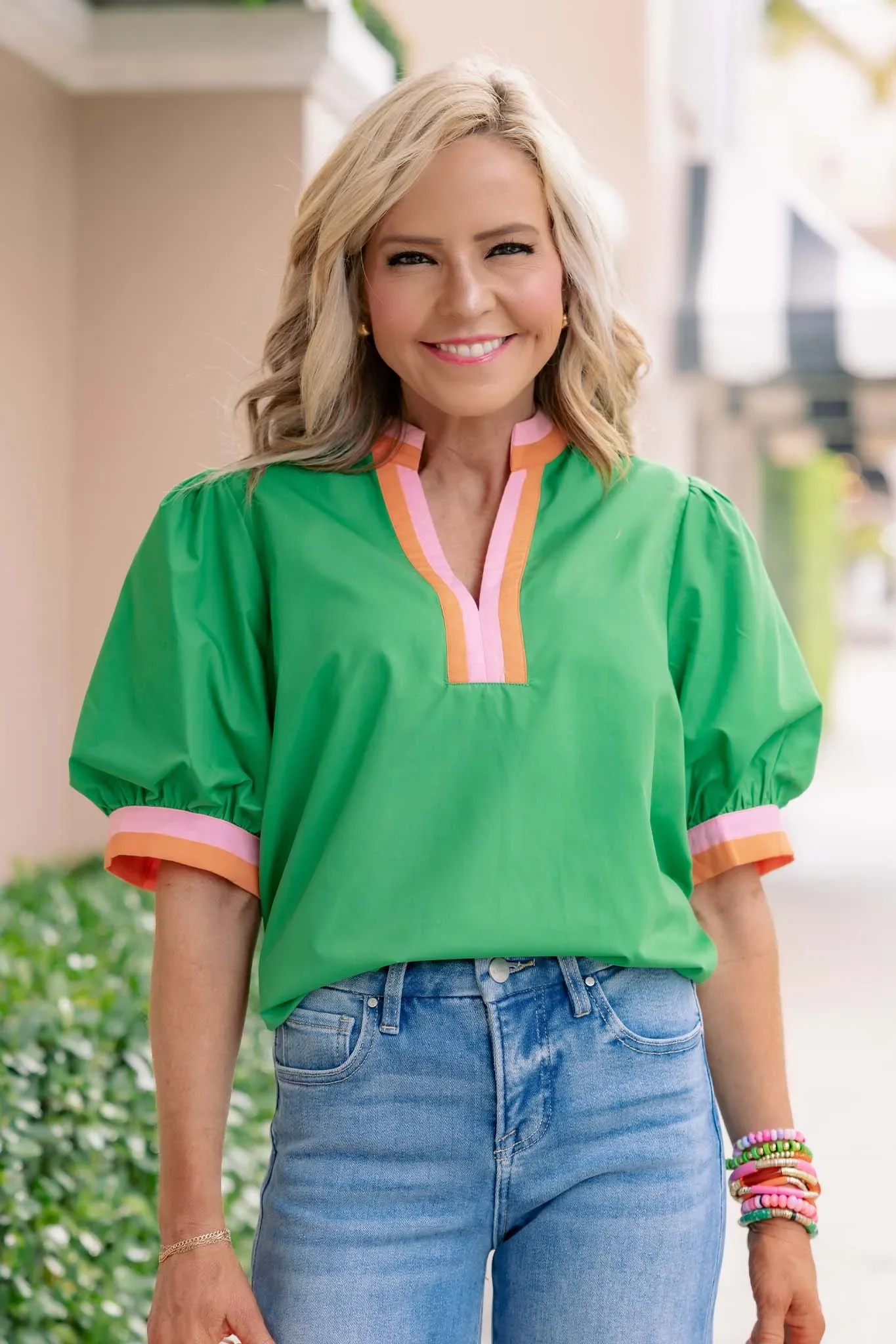 Adelaide Top - Green