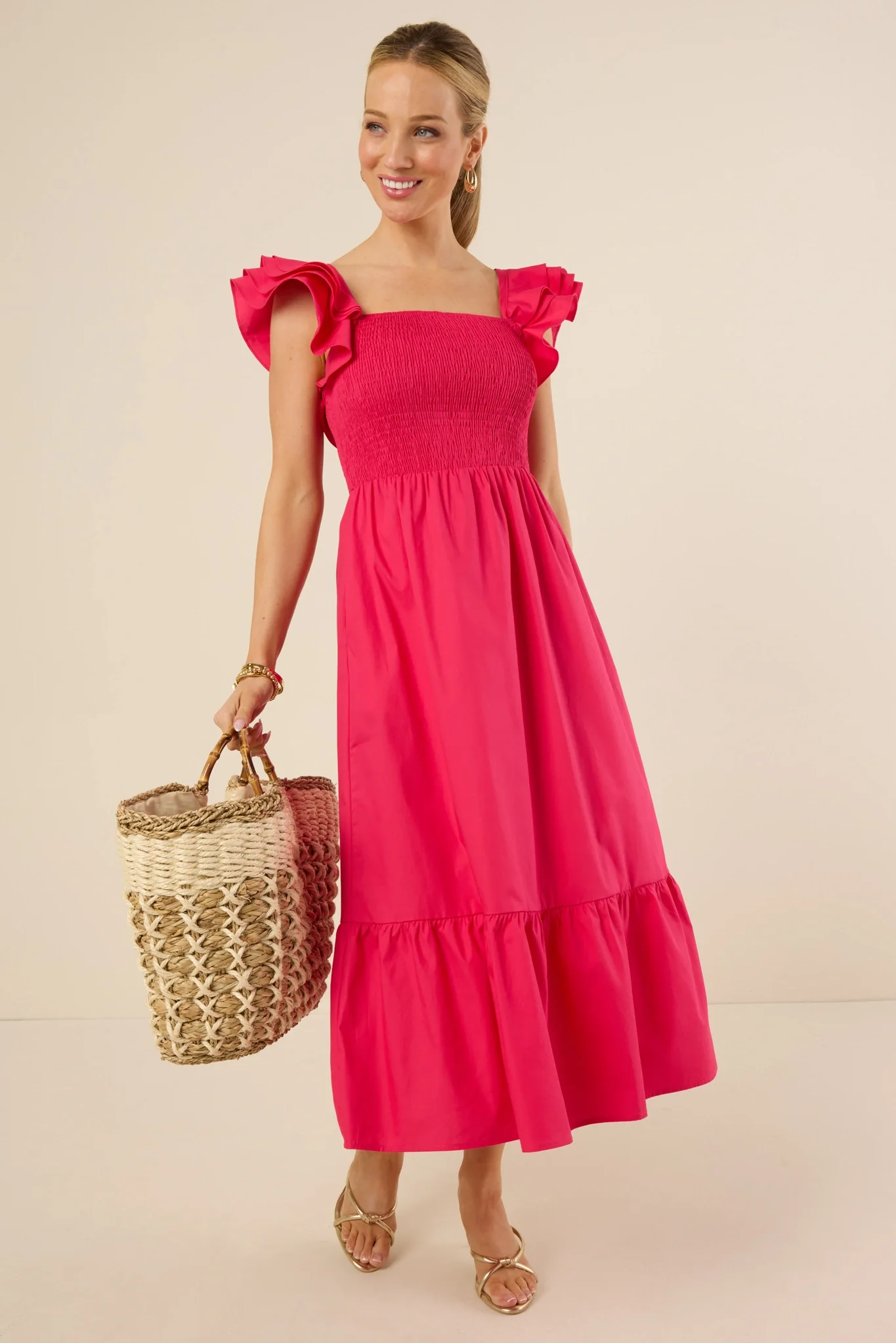 Camden Dress- Fuchsia