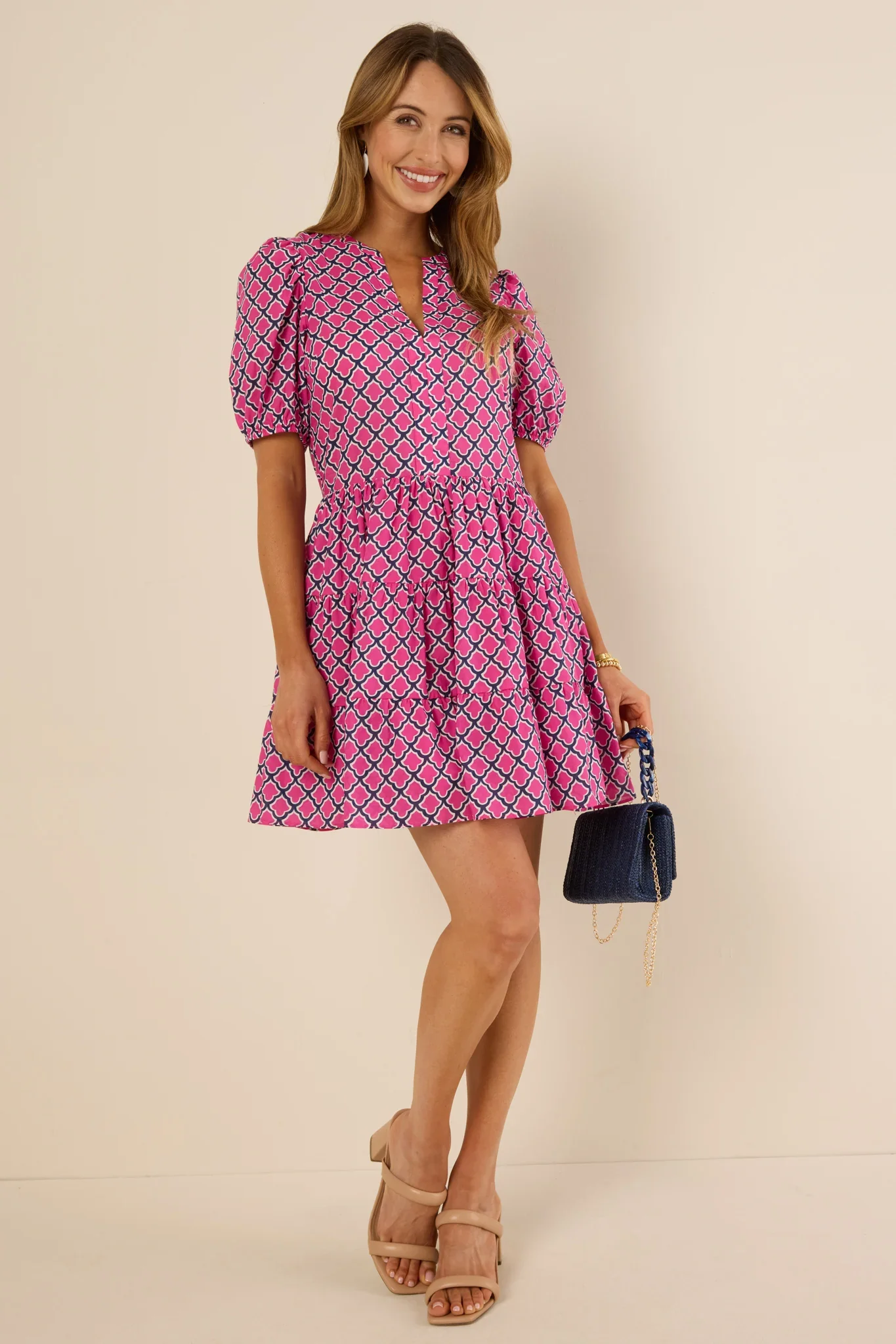Meredith Dress- Pink