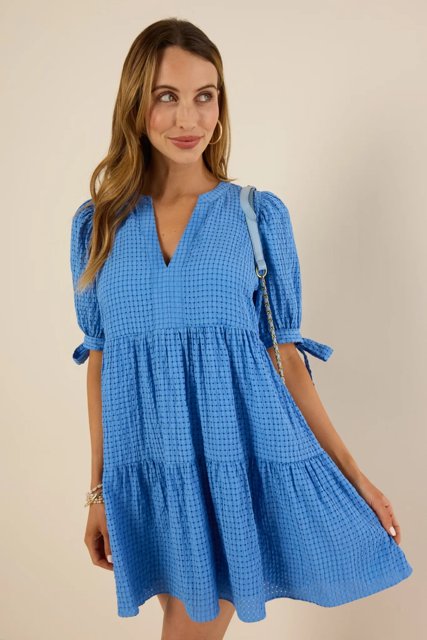 Ainsley Dress- Blue