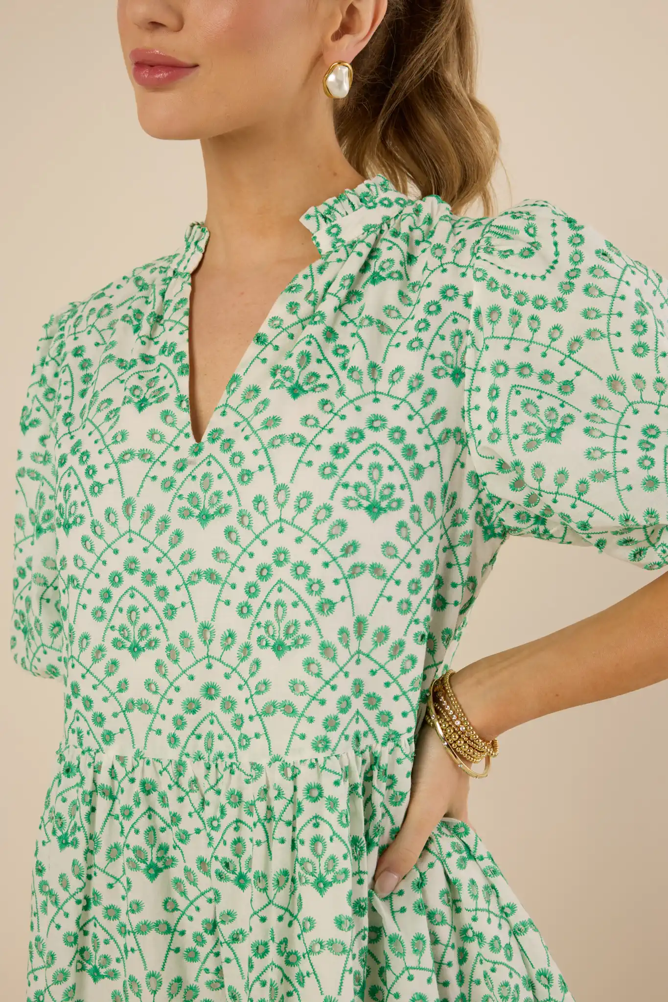 Pauline Dress- Green